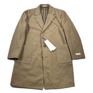 Calvin Klein Marcel Slim-Fit Overcoat Mens XL 46R 46 Tan‎ Brown $450 NEW